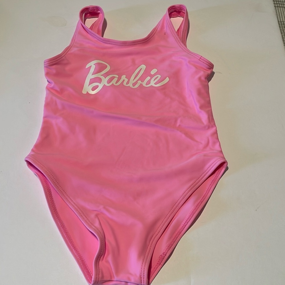 Barbie Pink Logo One-Piece Swimsuit